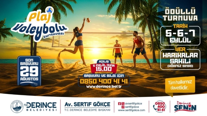 Plaj Voleybolu İçin Geri Sayım Başladı
